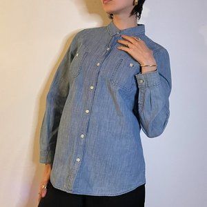 Old Navy blue denim shirt